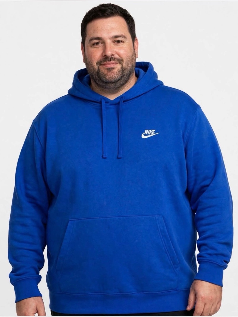 Nike Men’s XXL Sportswear Royal Blue Club Fleece Hoodie Pullover Sweatshirt GUC